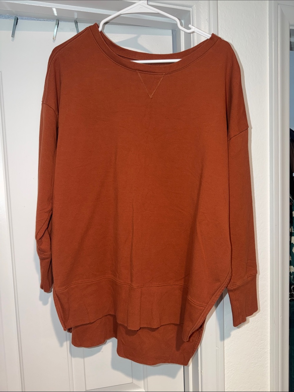 Terra & Sky Burnt Orange Pullover Sweatshirt